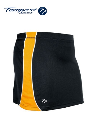 Tempest 'CK' Black Yellow Women's Skort